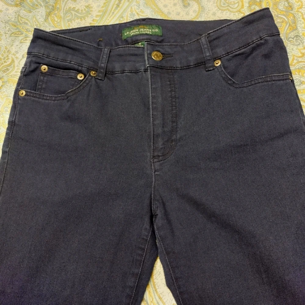 Lauren Ralph Lauren Jeans - Women's Size 8 - Dark Wash - Picture 2 of 8